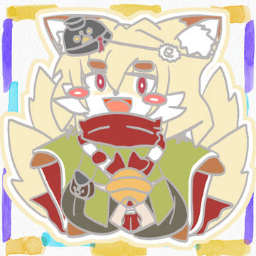 紙家レイス Vtuber ４尾の化狐