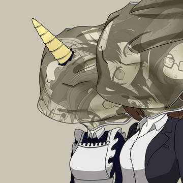 前が見えんのだが？