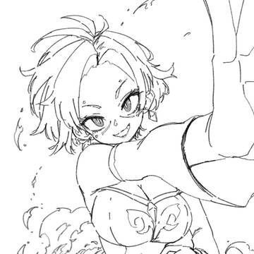 short hair lina