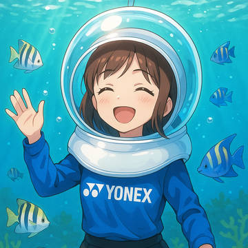 女子ソフトテニス部が海でシーウォーカー！