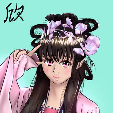 欣兒和服
