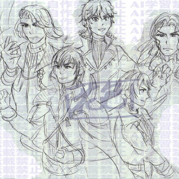 白い服のCV中村悠一練習