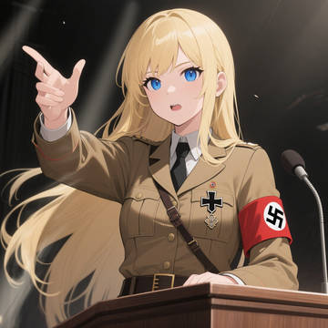 第三帝国の指導者ヒトラーのナチスによる女性化