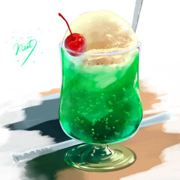 メロンクリームソーダ