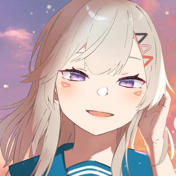 夕焼けのめっさん