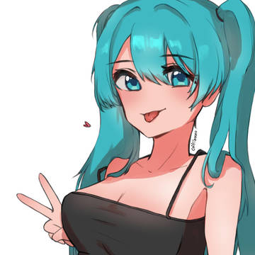 家にいる初音ミク