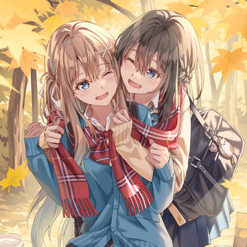 二人マフラー