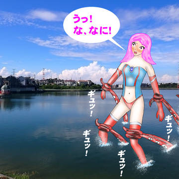マリンvs大ダコ・イカの逆襲