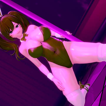 «Scene #1» Green Bunny 💚🐇