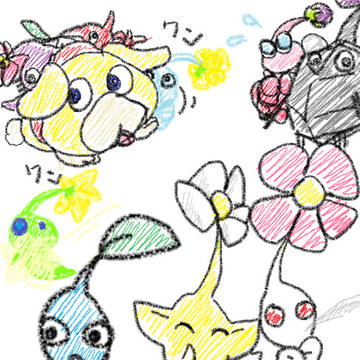 初描きピクミン