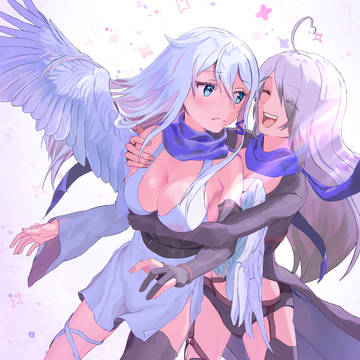 Shouさんに抱きつくNiamhさん