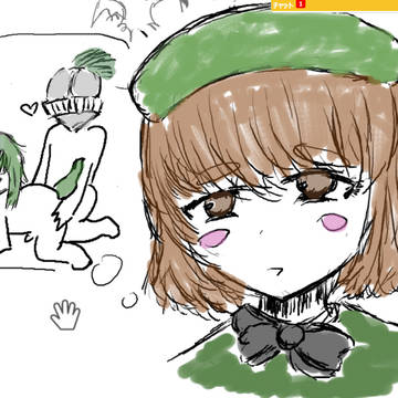 怪獣ちゃんの配信で描いたやつ