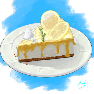 レモンレアチーズケーキ