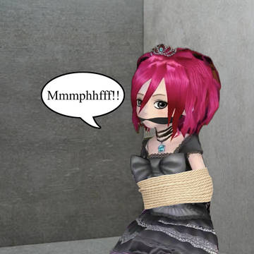 Jun is captured and gagged