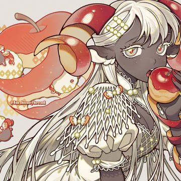 リンゴのお嬢さん🍎🐑