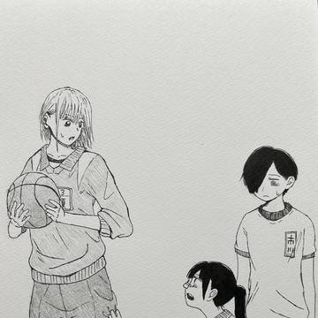 千夏先輩！バスケがしたいです！