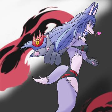 炎属性っぽいキツネの仔