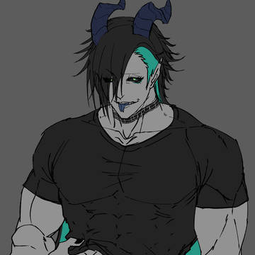 ちん描きたくなったというノリで描いたクロ鰐ジローのボロンrkgk