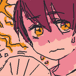 wigglypaintで描いた絵