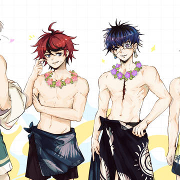 [doodles] ハンドラ THL | beach day