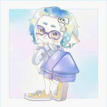 振り返りイカちゃん