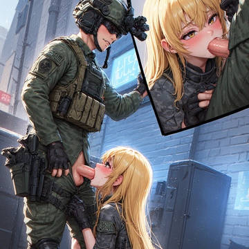 Girls in Tactical Uniform