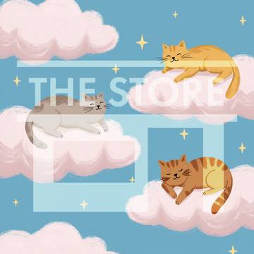 【イラスト素材】いろいろな猫のイラスト