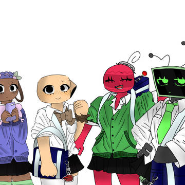 👔　x 🤎💛❤️💚