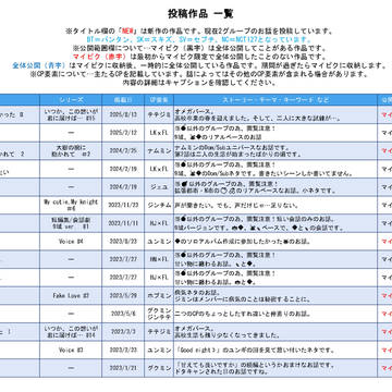 掲載作品一覧