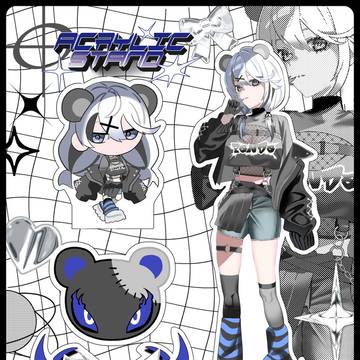 アクリルスタンド風イラスト