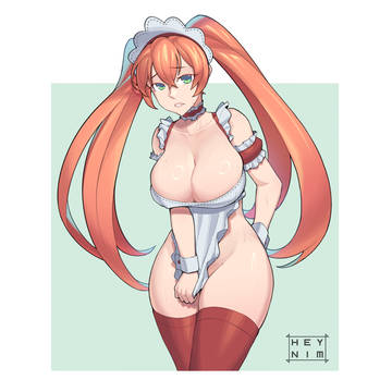 [Commission] Busty Apron