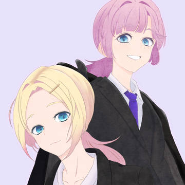るりひめちゃんのスーツ絵