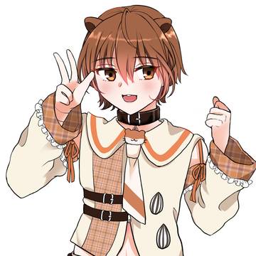 【らくがき】ハムスター×男の娘アイドル