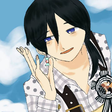 耳元で揺れる