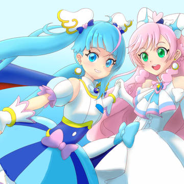 キュアスカイとキュアプリズム