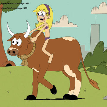 (Commission) Carol Rides Zebu Bu