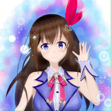 ときのそらさん水彩画風イラスト
