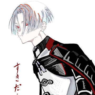 童子切安綱剥落