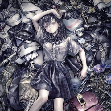 背丈と共にのびる輪郭線