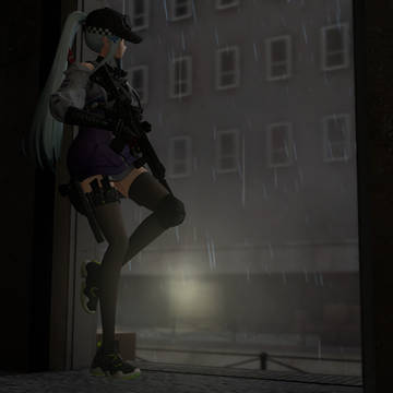 Calm amongst the Rainfall.