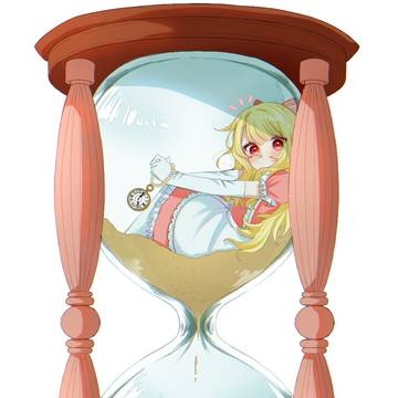 砂時計の女の子
