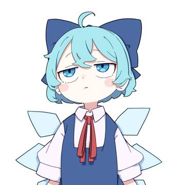 やる気がなさそうなチルノ