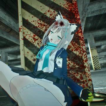 The tragic death of Shiroko死亡的白子