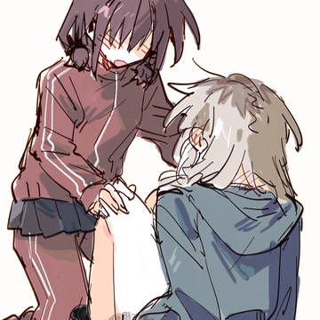 【になもも】じっと見る