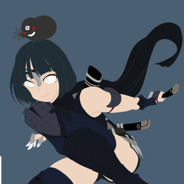 黑色沙漠女忍者二創