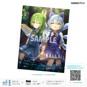 【宣伝】FANBOXプリント始めました～