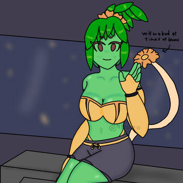 Plant girl Liliana