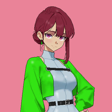 Girl in a Green Jacket