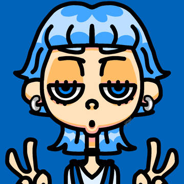 blue.