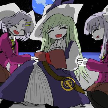 部下に本を読んであげる優しい豊姫様